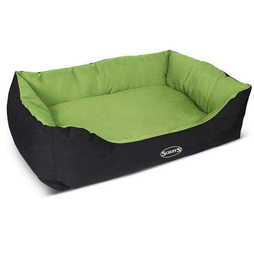 Scruffs Expedition Box Dog Bed - Lime Green