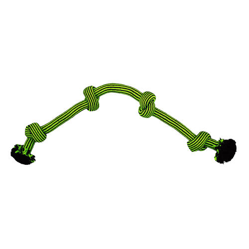 Jolly Pets Knot N Chew Knot Rope Green/Black