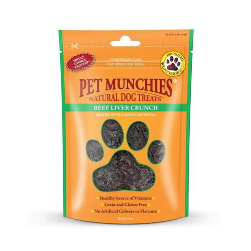 Pet Munchies Beef Liver Crunch 90g