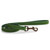 Timberwolf Leather Dog Lead Green