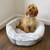 40 Winks Grey Luxury Plush Dog Bed