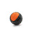 Ancol Jawables Tough Ball 11 CM BLACK/ORANGE