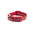 Ancol Patterned Collection Collar Reflective Star Red