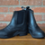 Hy Equestrian Wax Leather Zip Boot  - Black