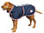 WeatherBeeta Parka 1200D Dog Coat with Belly Wrap - Navy/Red/White