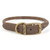 Timberwolf Round Leather Dog Collar - Brown