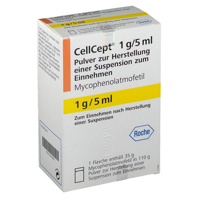 CellCept (Mycophenolate) Oral Suspension 1g/5ml