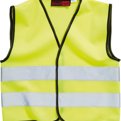 Gilet Haute Visibilité Sans Manches Blackrock - Vest Hi-Vis Réfléchissant Pour Sécurité Et Chantier