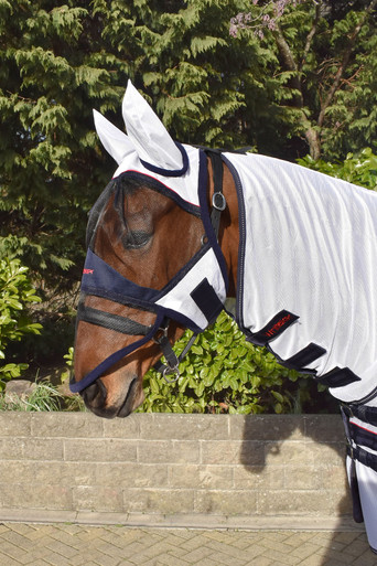 Tapis Anti-mouches Pour Cheval Whitaker - Blanc - Taille 6'9'' - Neuf