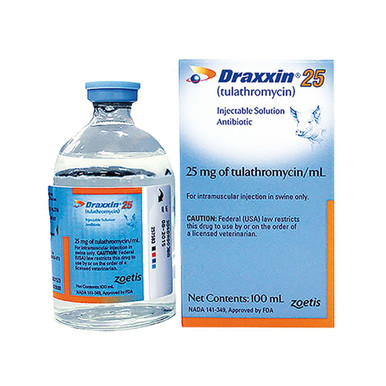 Draxxin 25mg/ml Solution for Injection for Pigs