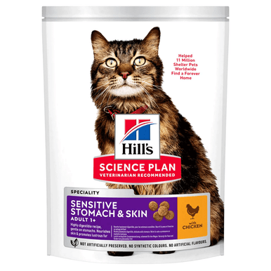 Hills Science Plan Sensitive Stomach & Skin Cat Food