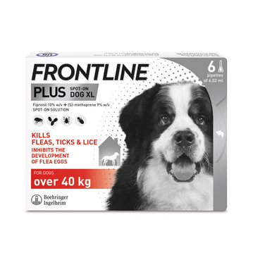 Frontline PLUS Spot On Flea Treatment X-Large Dogs 40-60kg