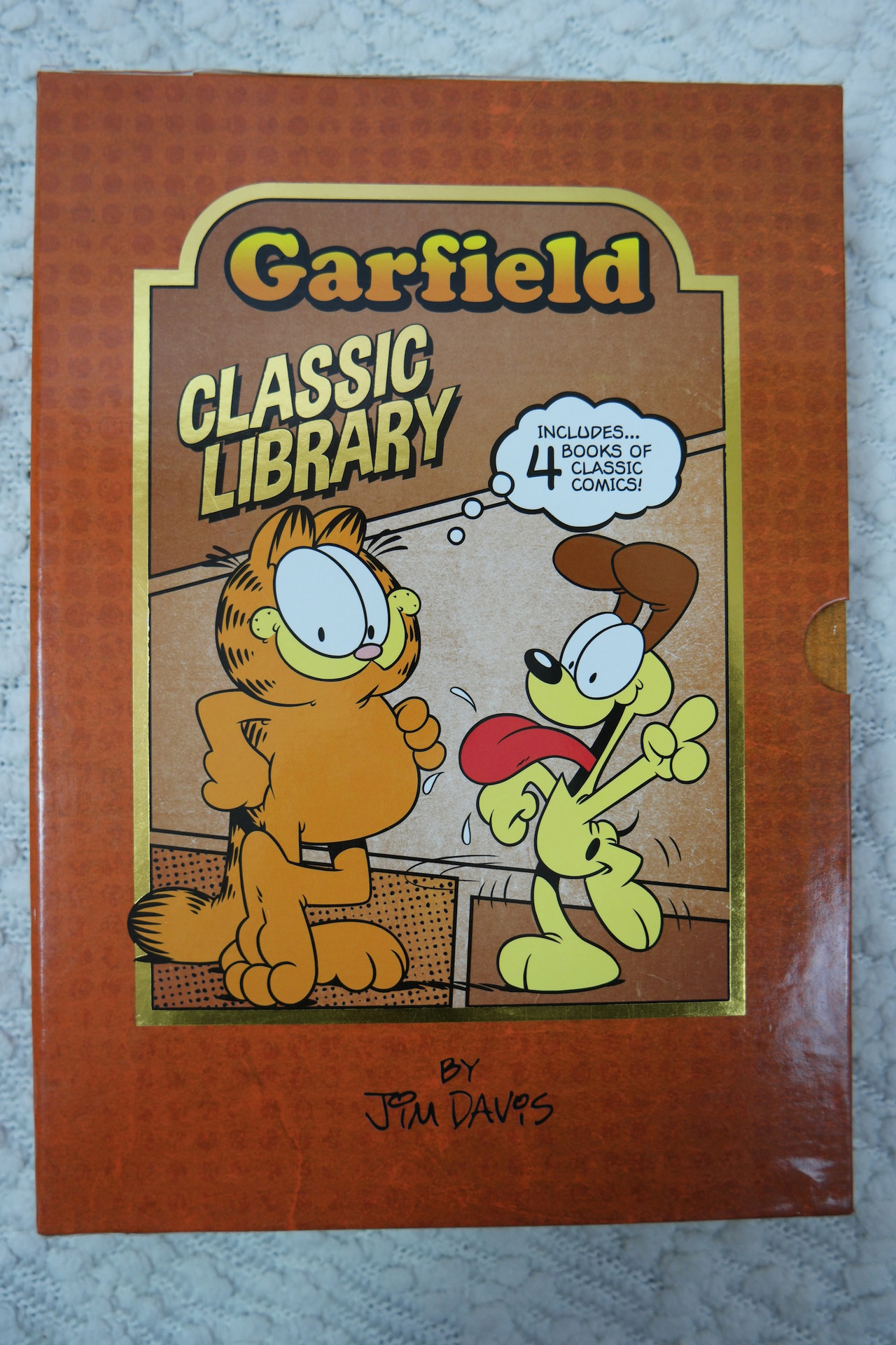 Garfield Classic Library X4 by Jim Davis slipcase hardcover comic books ...