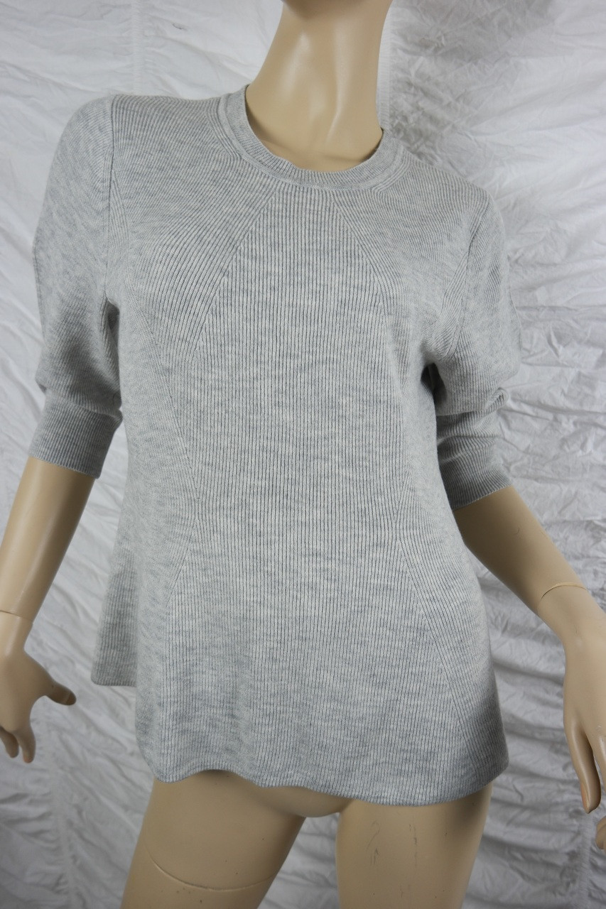 COUNTRY ROAD grey merino wool silk 