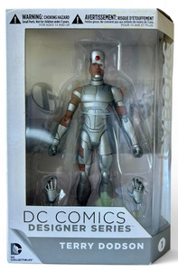 EARTH ONE Designer Series Cyborg #1 DC COMICS figure boxed 2015 NEW front view EARTH ONE Designer Series Cyborg #1 DC COMICS figure boxed 2015 NEW front view