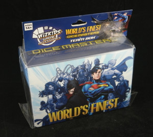 Front photo of NECA wizkids DC Comics "Justice League" dice masters team box NEW