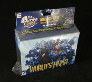 Front photo of NECA wizkids DC Comics "Justice League" dice masters team box damaged NEW