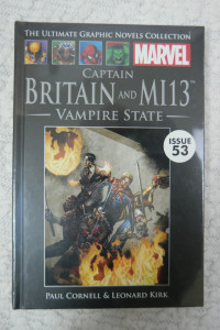 Marvel Captain Britain And MI13 Volume 59 Issue 53 hardcover comic book 2013 NEW front view