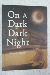 ON A DARK DARK NIGHT by Simon Prescott hardcover picture book 2009 NEW front view