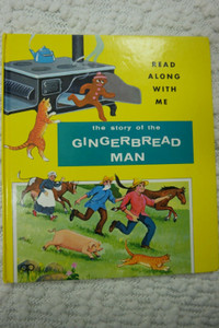 THE STORY OF THE GINGERBREAD MAN by Tom & Bonnie Holmes hardcover book 1984 GVC front view THE STORY OF THE GINGERBREAD MAN by Tom & Bonnie Holmes hardcover book 1984 GVC front view