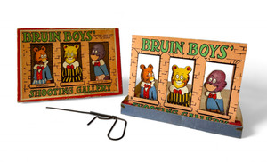 Vintage BRUIN BOYS Shooting Gallery Spear's Games JW Spear & Sons 1930's ENGLAND main view Vintage BRUIN BOYS Shooting Gallery Spear's Games JW Spear & Sons 1930's ENGLAND main view