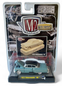 M2 MACHINES AUTO-THENTICS 1953 Oldsmobile 98 die cast car 31500 CASTLINE NEW front view M2 MACHINES AUTO-THENTICS 1953 Oldsmobile 98 die cast car 31500 CASTLINE NEW front view