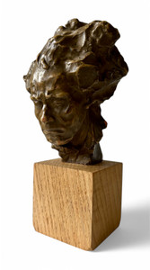 Vintage ALFREDO PINA BEETHOVEN bust sculpture terracotta bronzed 1950's ITALY main view Vintage ALFREDO PINA BEETHOVEN bust sculpture terracotta bronzed 1950's ITALY main view