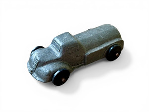 Vintage BARCLAY slush cast lead road gasoline tanker truck model 1930's AMERICA main view