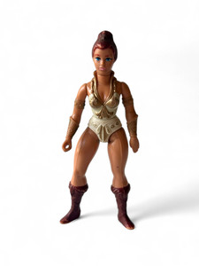 Vintage MOTU HE-MAN: MASTERS OF THE UNIVERSE Teela action figure 1981 TAIWAN main view Vintage MOTU HE-MAN: MASTERS OF THE UNIVERSE Teela action figure 1981 TAIWAN main view