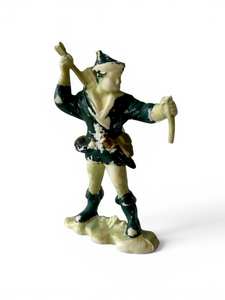 Vintage BRITAINS HERALD Robin Hood white figure model plastic 1950's HONG KONG main view