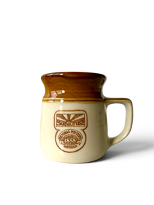 Vintage BENDIGO POTTERY SUNICRUST stoneware coffee mug cup 1980's AUSTRALIA main view