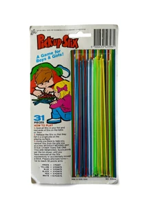 Vintage PICK-UP-STIX sticks game No 1062A NOS sealed 1980's HONG KONG NEW main view