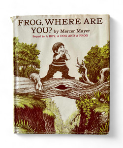 Vintage FROG, WHERE ARE YOU? by Mercer Mayer hardcover picture book 1974 VGVC front view