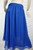 GRACE HILL electric blue asymmetrical high-low drop hem midi skirt size 20 BNWT back view