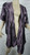 QUEENSPARK purple Lariat cropped draped silk-look evening jacket size 12 BNWT front view