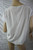 PIPER white ivory silk blend casual dolman short sleeve top blouse size 10 BNWT back view