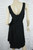 WRANGLER black floral applique keyhole sleeveless A-line midi dress size 10 BNWT back view