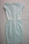 CLOSET LONDON mint green lace short sleeve stretch pencil midi dress size 10 GUC front view