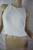 SEDUCE ivory white Oscillate textured cropped eyelet tank top size 10 BNWT front view