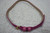 OROTON pink two-tone 100% leather skinny slim belt size S NWOT side view OROTON pink two-tone 100% leather skinny slim belt size S NWOT side view