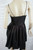 KUKU bronze black geometric print PU hemmed bubble party dress size 10 BNWT back view