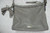 JESSICA SIMPSON grey fog Tatiana medium crossbody travel handbag EUC back view