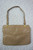 BAMBI camel brown 100% leather vintage 1980's medium envelope shoulder handbag VGVC front view