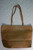 MILANA tan brown orange 100% leather large shopper tote handbag VGC back view