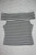 WITCHERY black white Marshmello striped off shoulder sleeveless top size XL NWOT front view