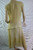 TRENERY yellow beige textured semi-sheer handkerchief dress size 12 EUC back view