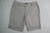 SATCH light grey longer career shorts size 12 EUC front view