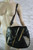 MIMCO black 100% leather Speakeasy large crossbody handbag VGC front view