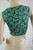PRINCESS HIGHWAY green Nina rose floral print tie front blouse top size 6 BNWT back view