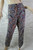 GRAB INDUSTRIES blue multi-coloured paisey casual pants size 14 EUC front view
